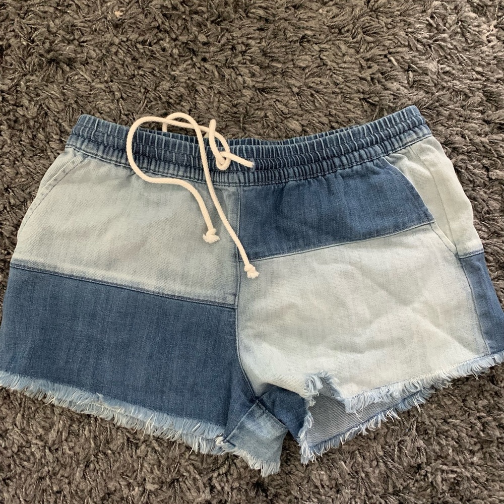 denim shorts